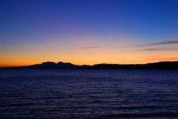 Sunset over Lake Taupo by Samuel Kemp 